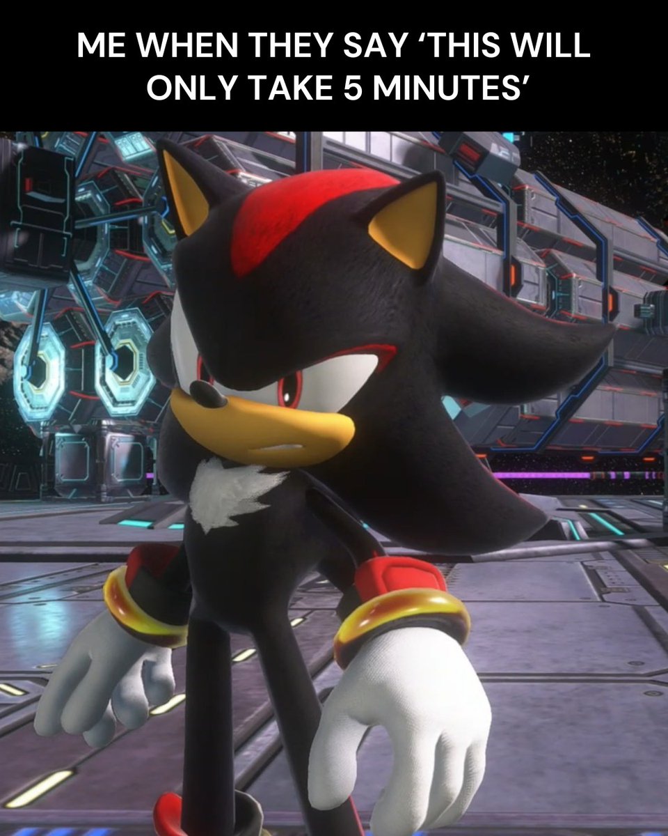 soniccitynet's tweet image. We all know how work meetings go…

#SonicXShadowGenerations