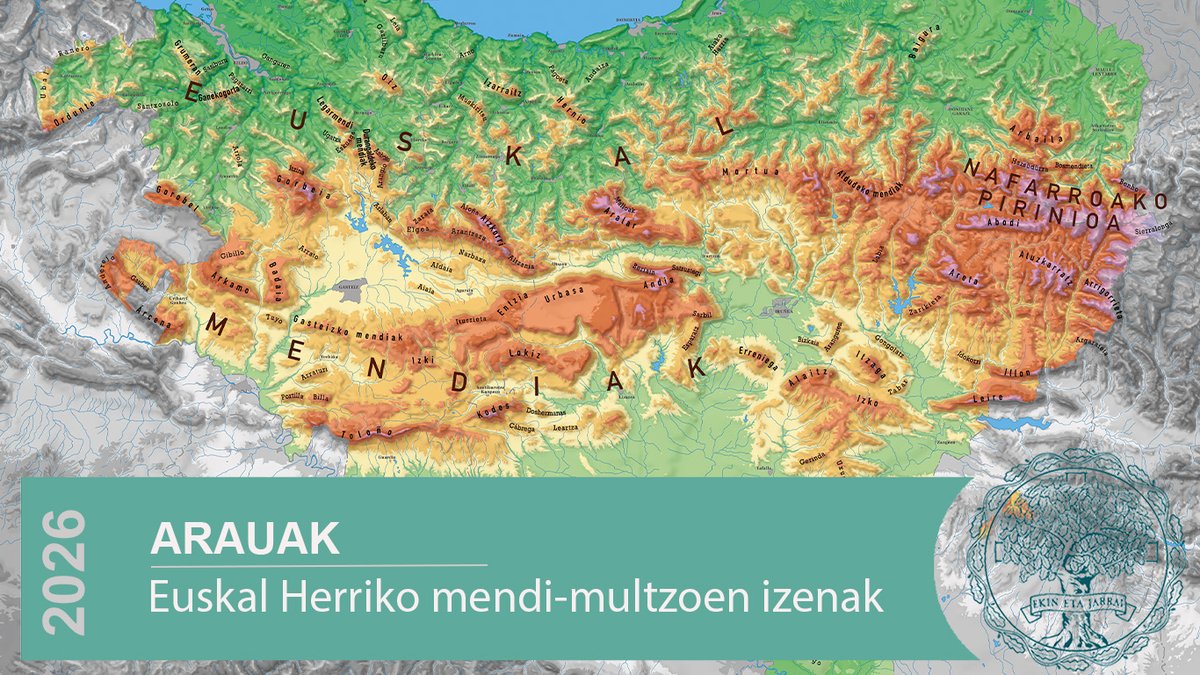 👨‍🎓Unai Zaballa: «Arautzen diren mendi-multzoen izenak erabilera errealarekin lotuta egon behar dute».
👉201. arauan Euskal Herri osoko 103  mendi-multzoren izenak jaso dira.
📽️Azalpen-bideoa: labur.eus/lszqo3kg