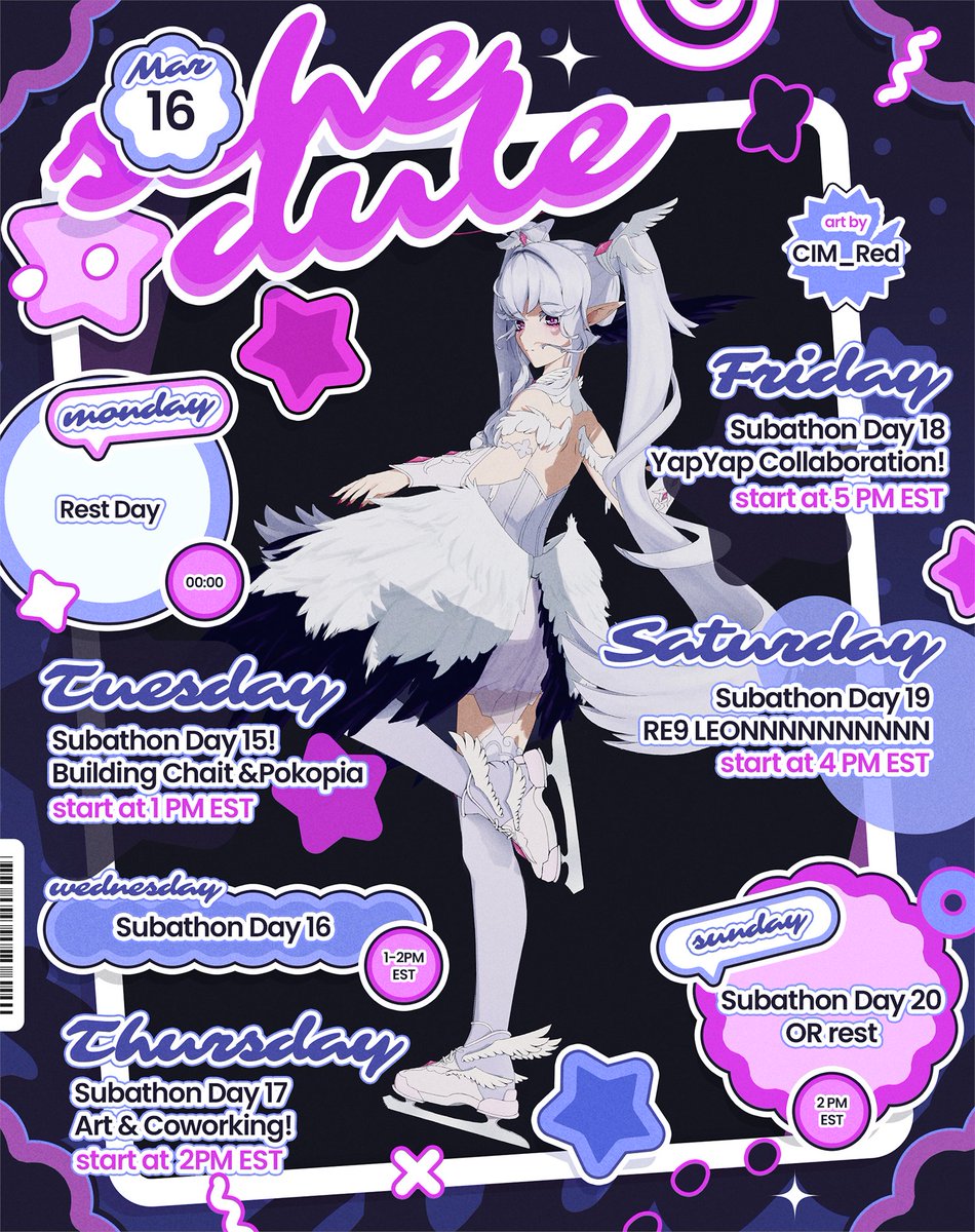 ₊ ⊹ Adrestia .✦ Magpie Vtuber 🐦⬛⛸️˖ ࣪ tweet media
