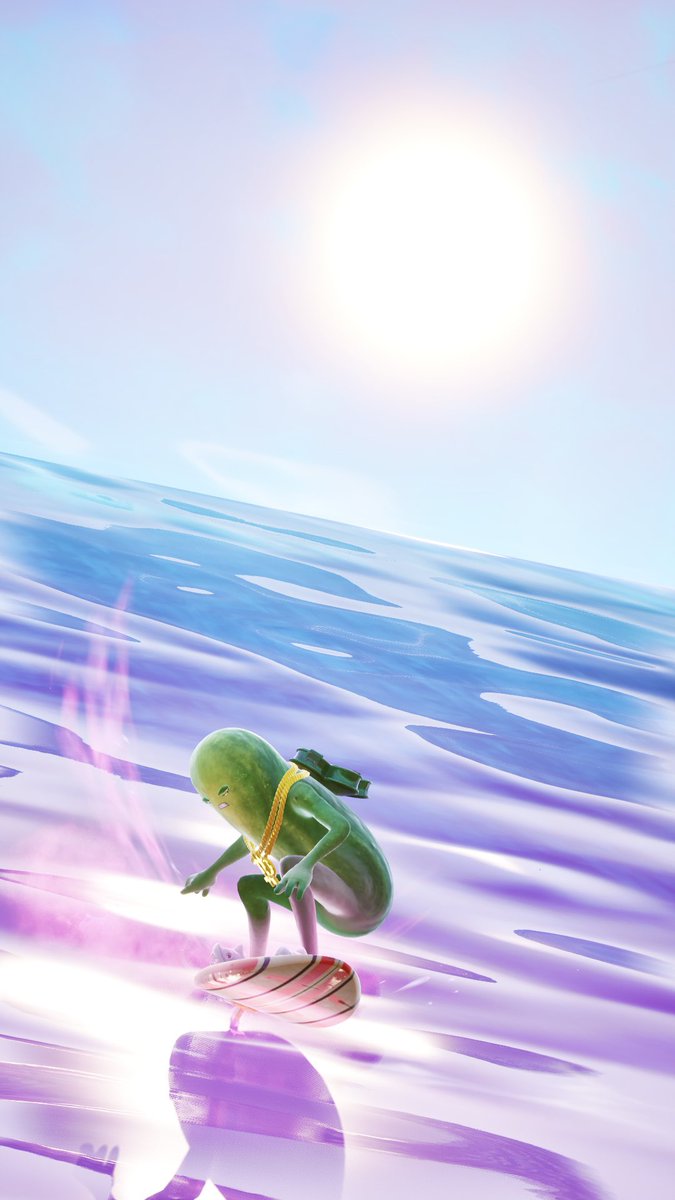 mi_suke_24's tweet image. シーズン終わりの記念スクショ( ⊃•⩊•)⊃

波乗りおさめ！🏄‍♀️🥒
 #Fortnite #chapter7season1