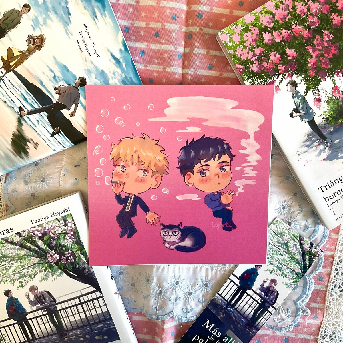_azuace's tweet photo. 🌸 tiendita abierta (@belen_ouet + yo 🥰)

¡hola! por fin hemos abierto una tienda online. prints, pegatinas, figuritas de arcilla... en el siguiente enlace está toda la info :)

¡agradezco si lo compartís! ¡muchas gracias! ☺️💙 https://t.co/LguuF4VFbY