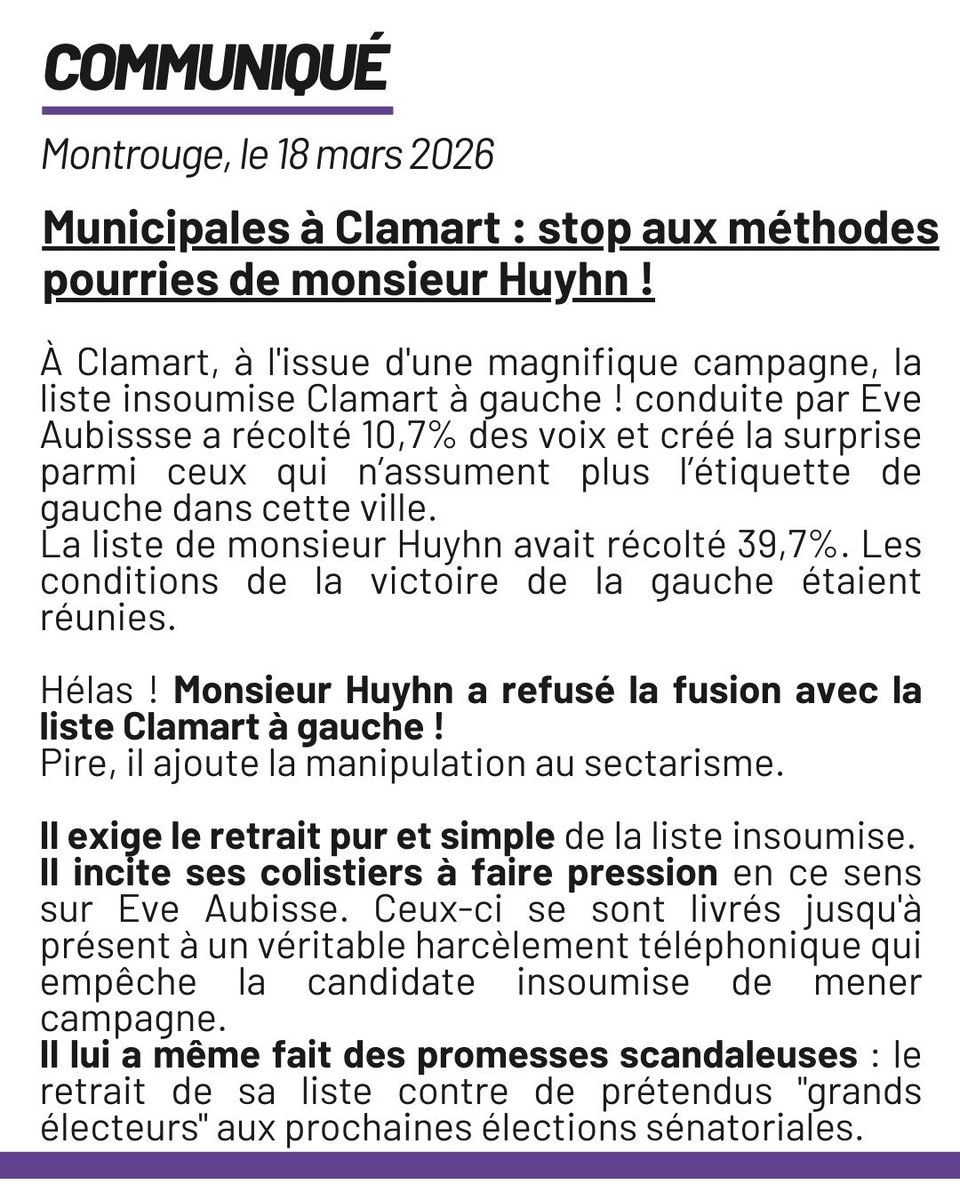 Aurélien Saintoul tweet media