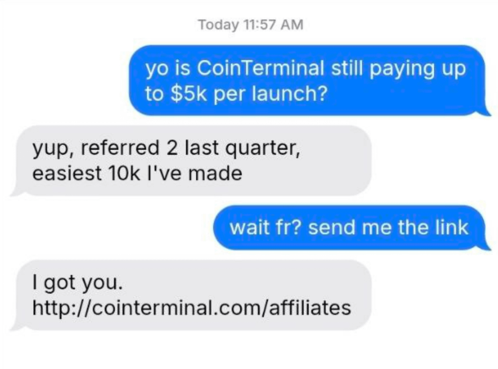 CoinTerminal Affiliates tweet media