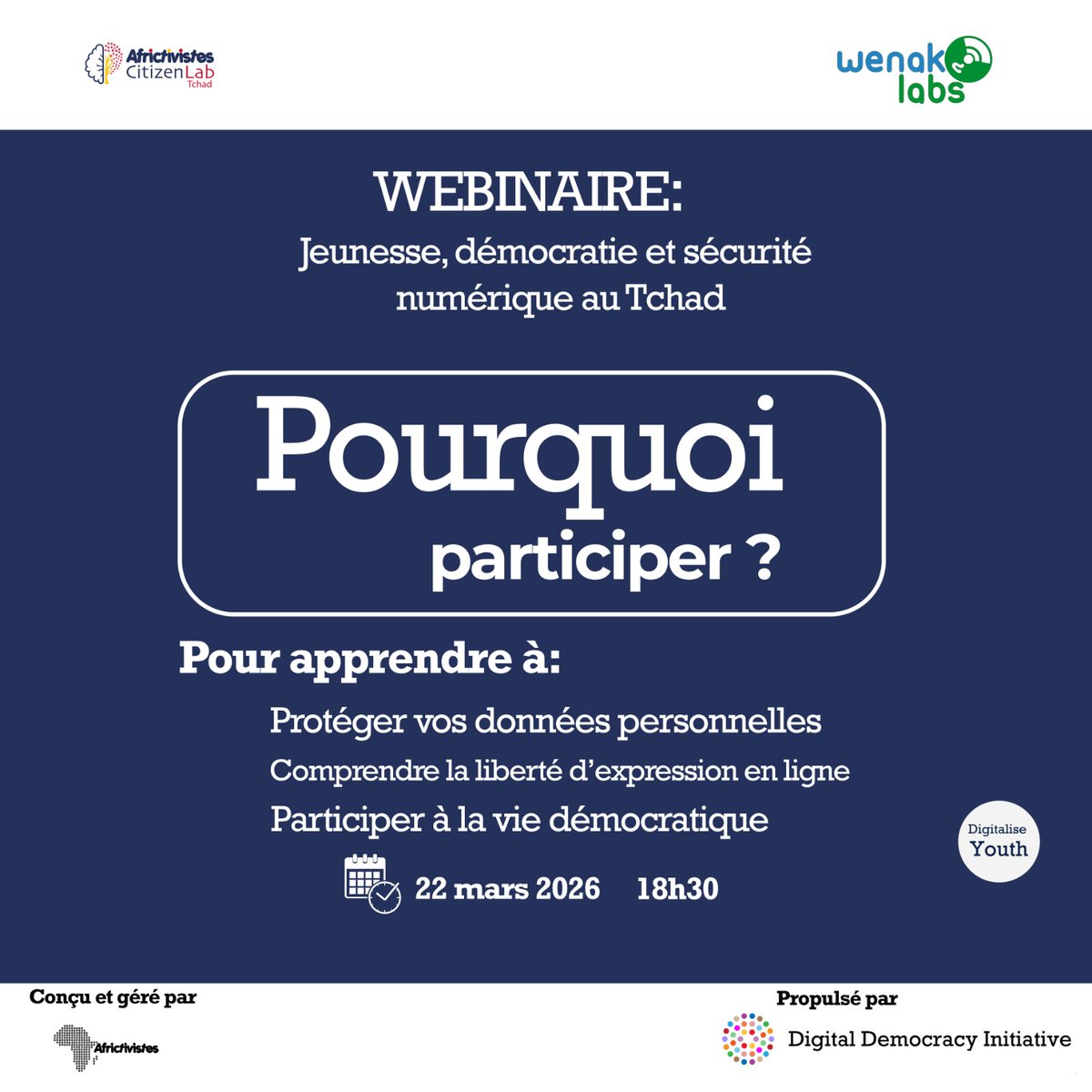 AfricTivistes CitizenLab Tchad tweet media