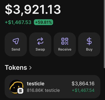ClockworkCqs's tweet image. $TESTICLE — volume speaks 🔥
🔥 $3M+ daily volume on a meme coin this size… something is definitely happening. 

🌍 Don’t miss your chance while it’s right in front of you → testicletoken.life

Wallets L4Rt...1QaX and S8Lp...6MnK already loading.

#CryptoNewsToday #Bitcoin