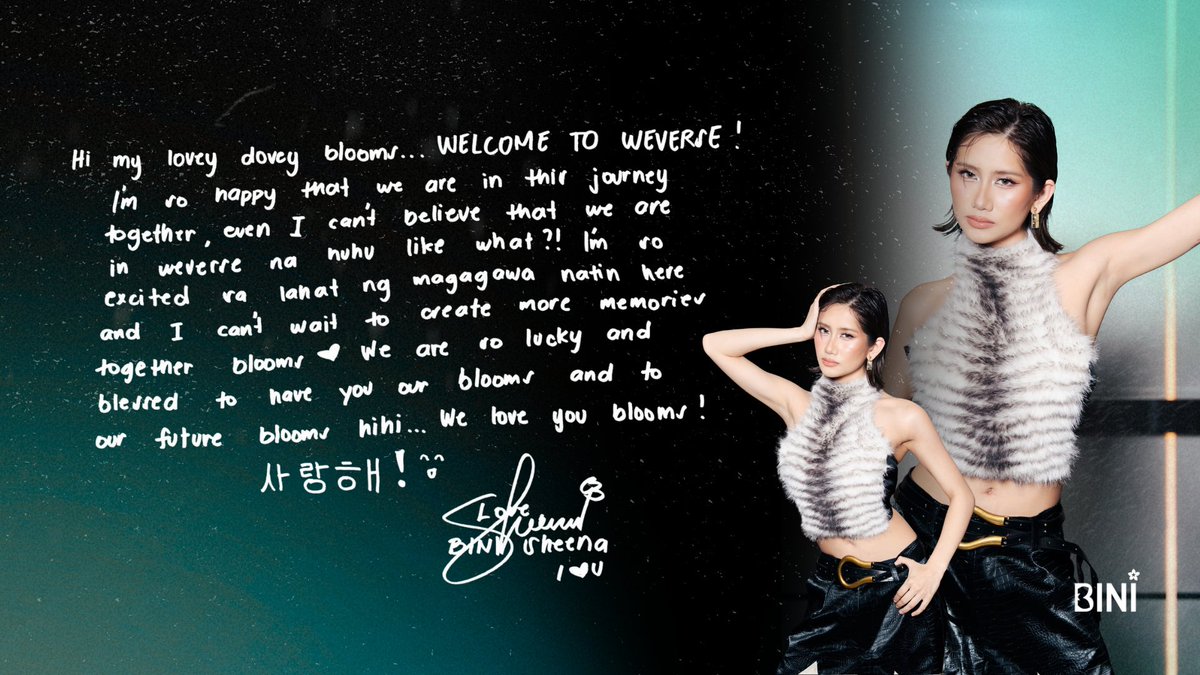 Sheena on Weverse 💜 tweet media