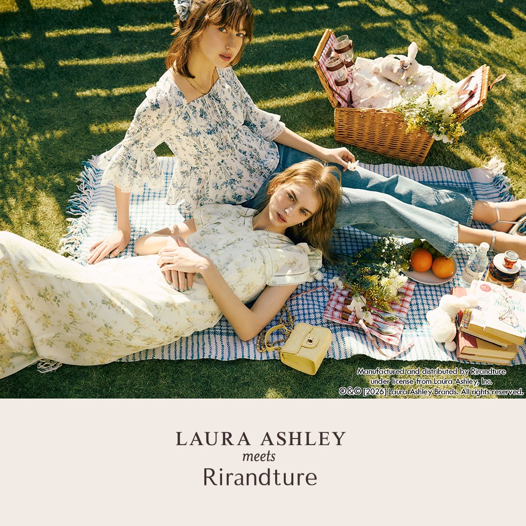 LAURA ASHLEY meets Rirandture Special Collaboration 英国の