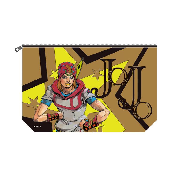 再入荷のお知らせ】 <商品> 「ポーチ 空条承太郎」 「ポーチ 東方仗助