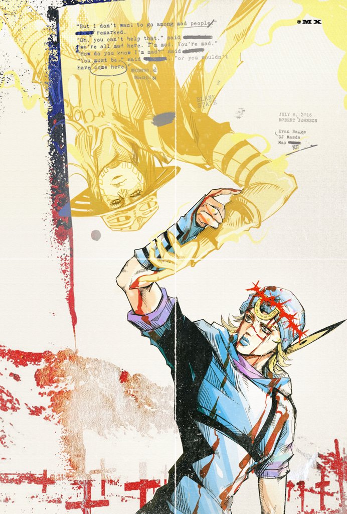 MAx16881's tweet photo. #jjba #sbr #jojo https://t.co/Zmi2DBXrBy