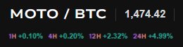 Gm 🚀 

$MOTO (Testnet) = $1.09 / 1472sats