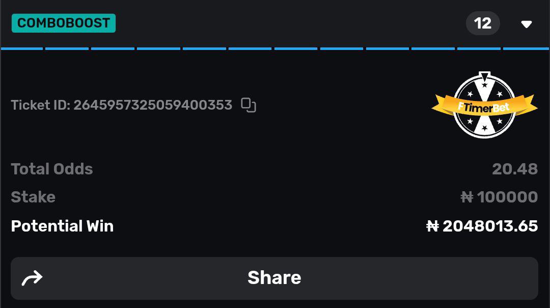 CHIZZY_BB's tweet photo. Big opportunity for today 🚀

20 odd tossing on Ftimerbet🔞🔞

 code👉 91444B1

Register on Ftimerbet with this link to enjoy amazing bonuses &amp; boosted odds 🔥

Sign up here👉 https://t.co/0OCKHjVlqm https://t.co/Q4eNlbClqn