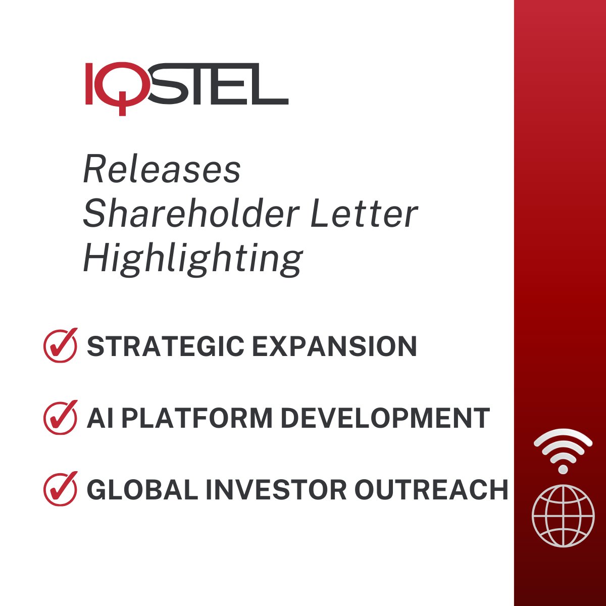 IQSTEL Inc. (NASDAQ: IQST) tweet media