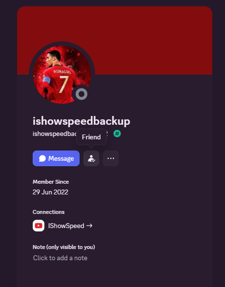 One interesting thing about me is i actually somehow have speed added on discord