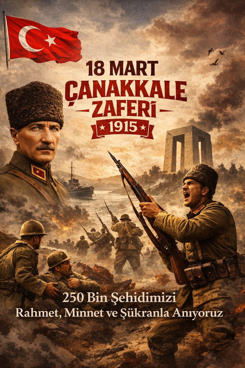 m_b_gil's tweet photo. Bu güzel vatanın bizlere miras olarak kalması için canını seve seve feda eden başta Çanakkale Şehitlerimiz olmak üzere tüm şehitlerimizi ve gazilerimizi saygı ve minnetle anıyorum…

Sahipsiz bir vatanın batması haktır 
Sen sahip olursan bu vatan batmayacaktır! (M Akif) https://t.co/zmEYfq1nR8