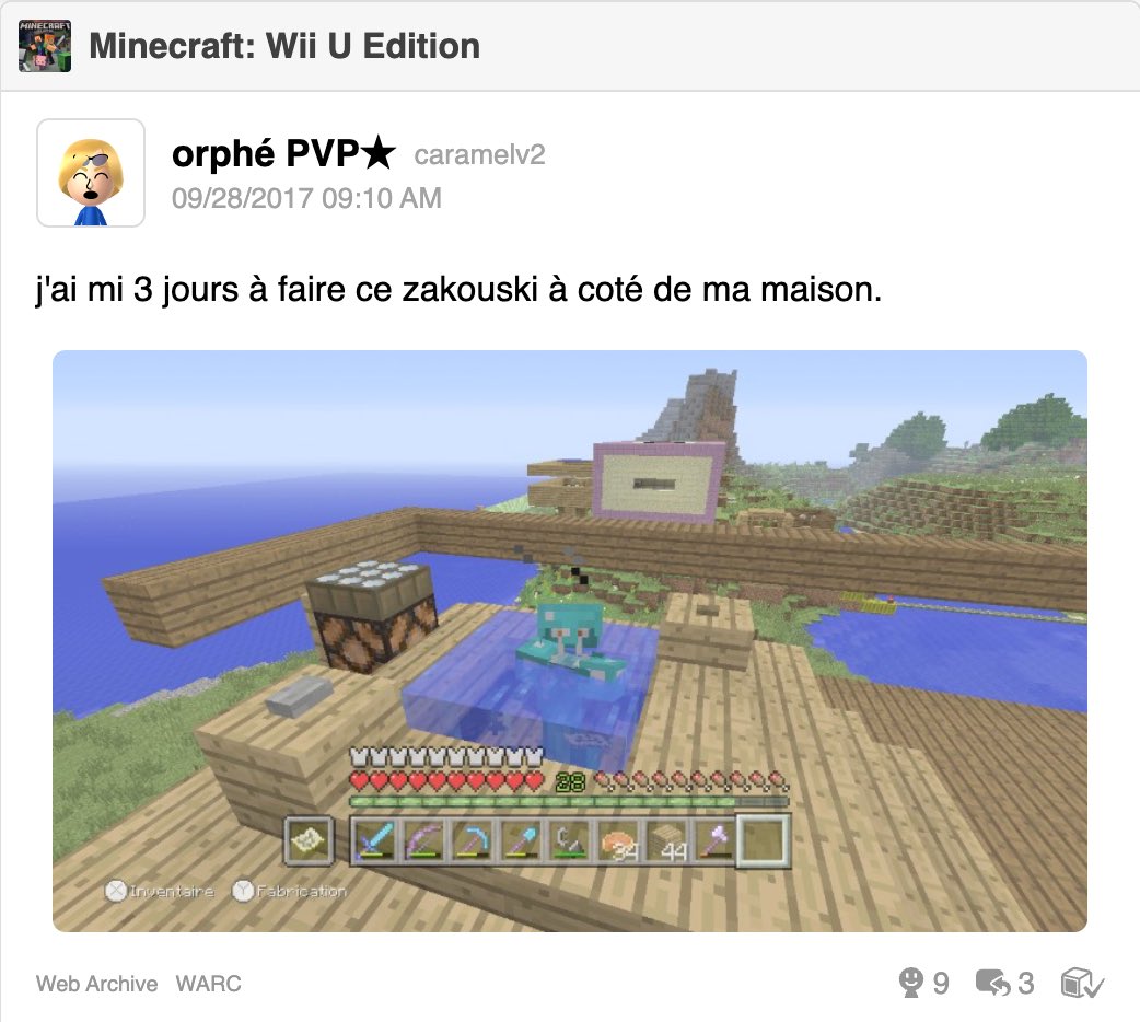 Tréfonds du Miiverse tweet media