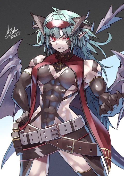 オリジナルキャラ描きましたー 設定は考えてるけど名前は無い...