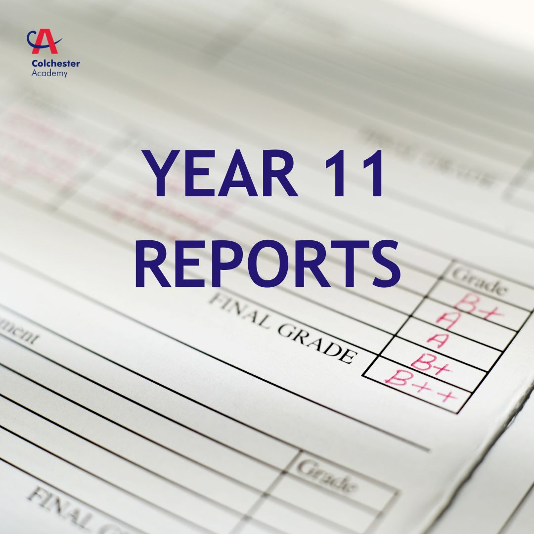 ColchesterAcad's tweet photo. Year 11 reports are now available on Go4Schools, including March mock exam results. Please take some time to review them together with your child. 
You can find a helpful guide on our website. 

#resilience

https://t.co/BbGrP4yU4j https://t.co/WojMrzFvC4