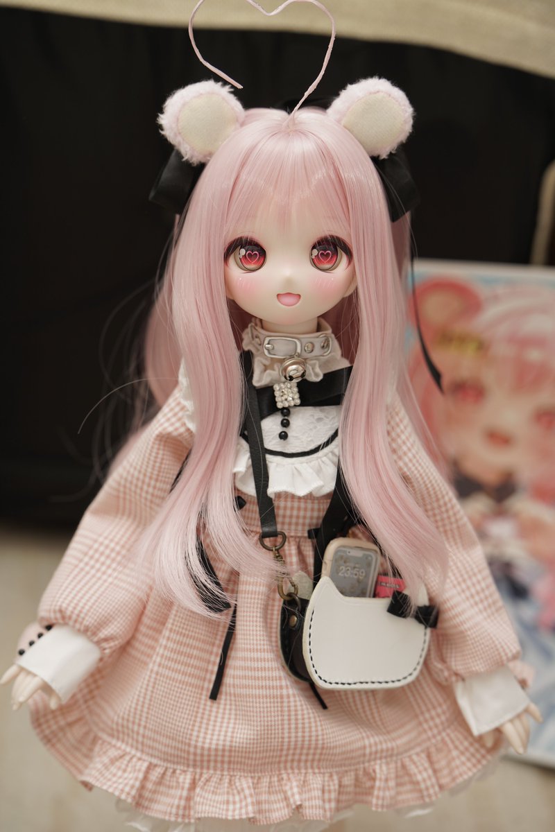 目の前にくまちゃんおる🥳