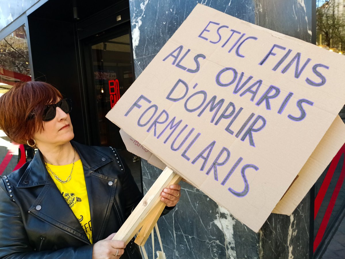 Escalfant motors la manifestació de Lleida.