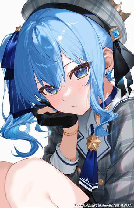 かわいく描けたすいちゃん #ほしまちぎゃらりー