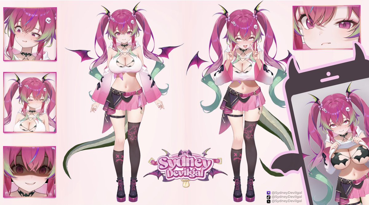 Sydney Devilgal | T-Rex Vtuber🦖🎀 tweet media