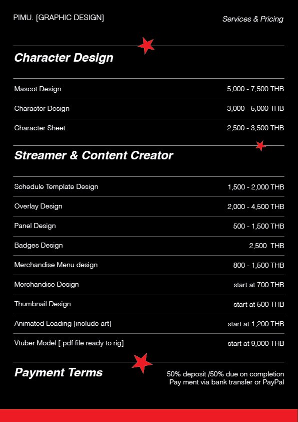 _3pmm's tweet photo. Rate card for graphic design ka ෆ⃛(ˇᵋ ˇෆೄ https://t.co/uKTTmOEtEC