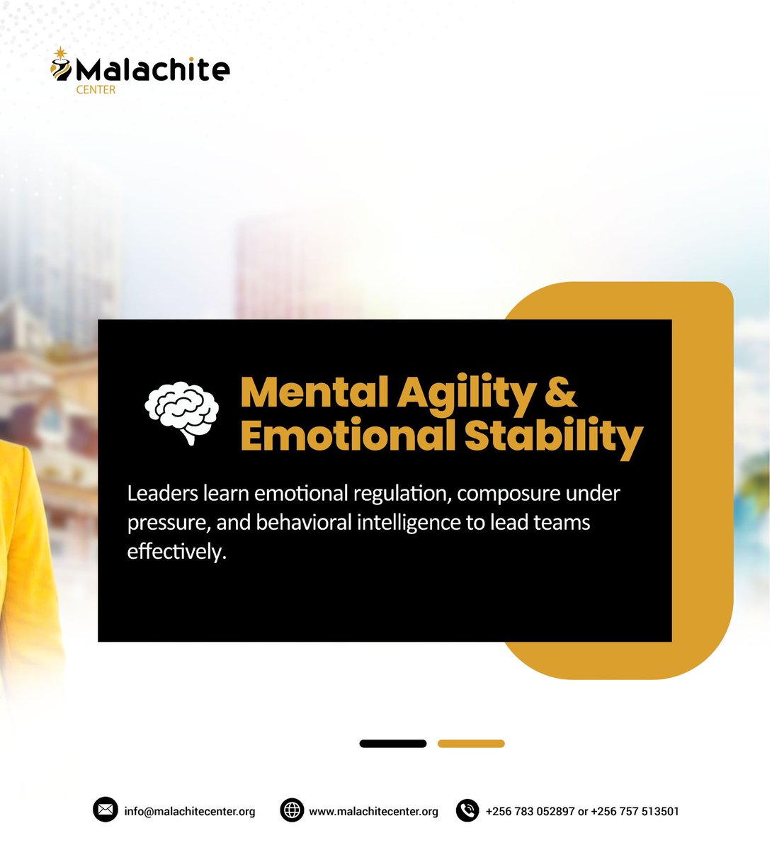 MalachiteCenter's tweet photo. Most leadership training teaches theory. Lead In First puts you in the room  under pressure, making real decisions, managing real team dynamics.

 Here's what you'll walk away with after 3 days: 
✅ Sharper decision-making under pressure
 ✅ Emotional stability and self-awareness https://t.co/n0sZIvDFGI