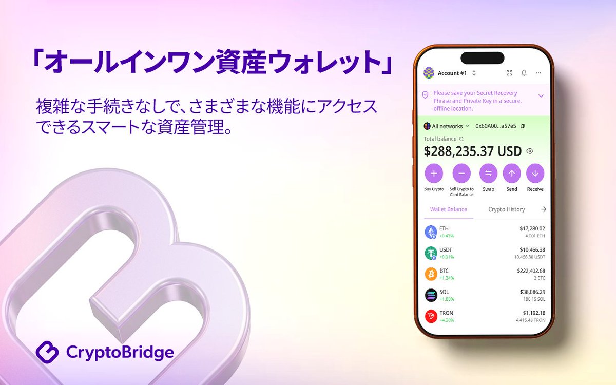 CryptoBridge | クリプトブリッジ【日本語公式】 tweet media