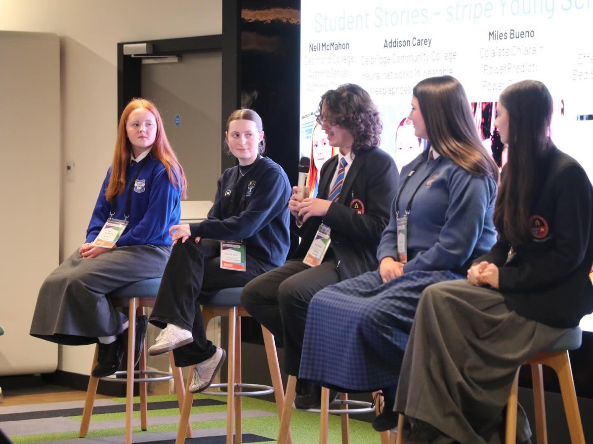 colaiste's tweet photo. A wonderful evening for our 2026 Stripe Young Scientist &amp; Technology entrants at Analog’s Catalyst Building in Raheen on March 11th. 

Huge thanks to Analog for the invite and for celebrating our YSTE students. Great to see Miles &amp; Sarah on the panel. fantastic talent on show. 👏 https://t.co/AK3UXcldW9