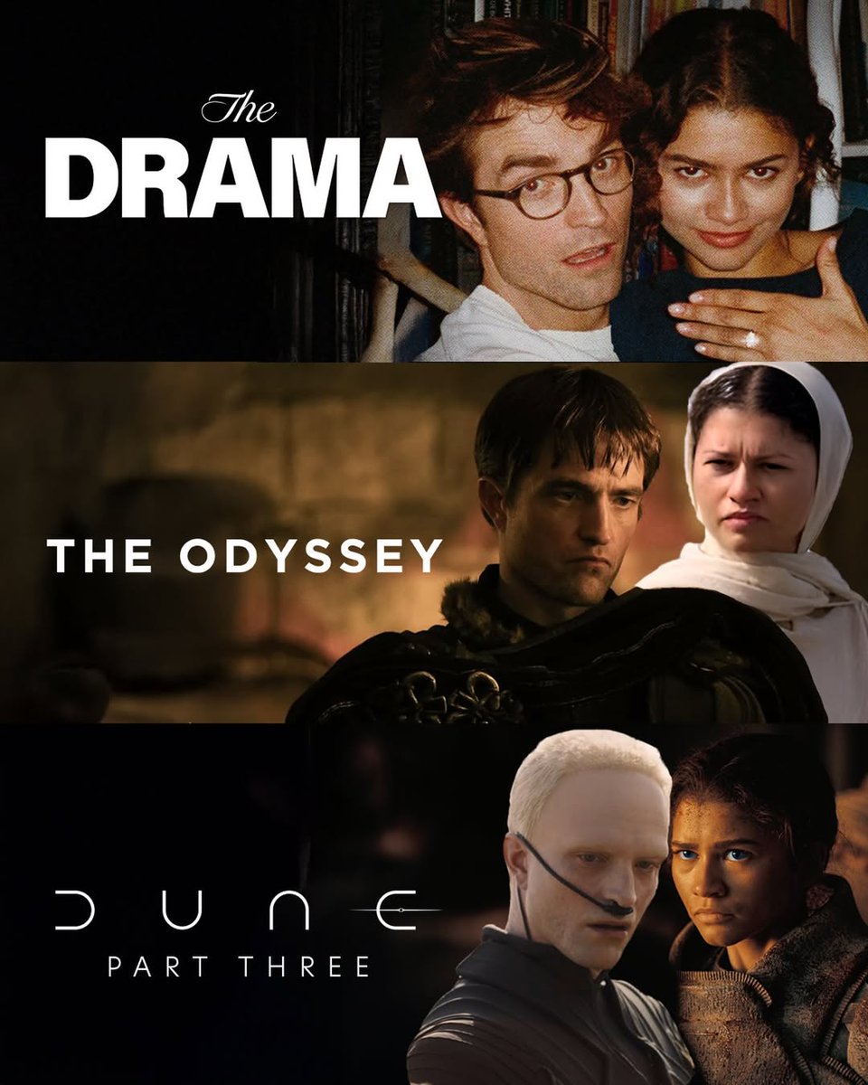 TheCineprism's tweet photo. Robert Pattinson and Zendaya are about to own 2026. https://t.co/sWAYlzqE2D