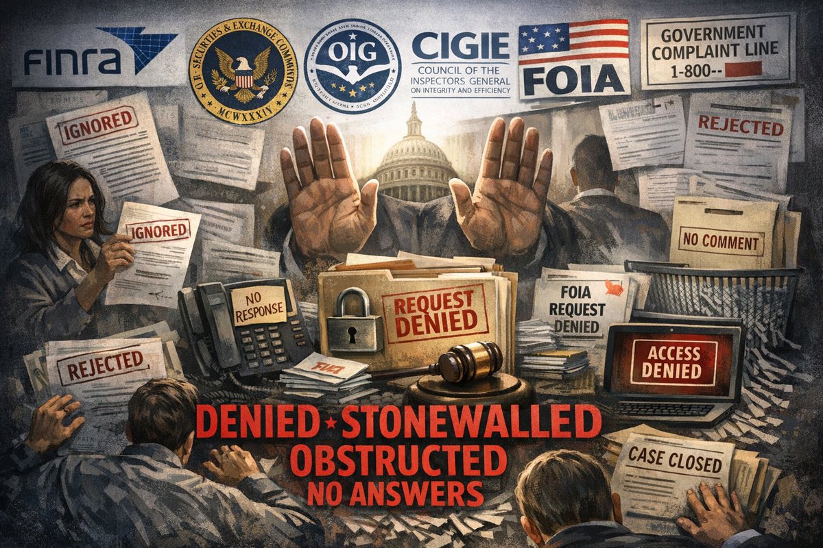 <a href="/annvandersteel/">Ann Vandersteel™️</a> There is absolutely no transparency or accountability here. Instead of addressing the issue, they choose to stonewall, deny, obstruct, and refuse to complyeffectively allowing the fraud to continue. MMTLP isn’t an isolated case; it’s a clear playbook and pattern that demonstrates