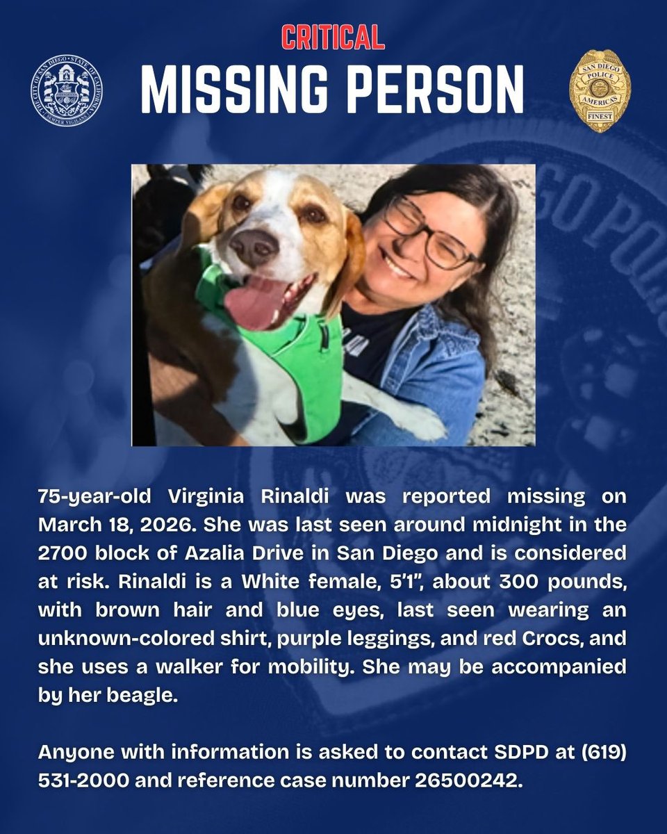 San Diego Police Department tweet media