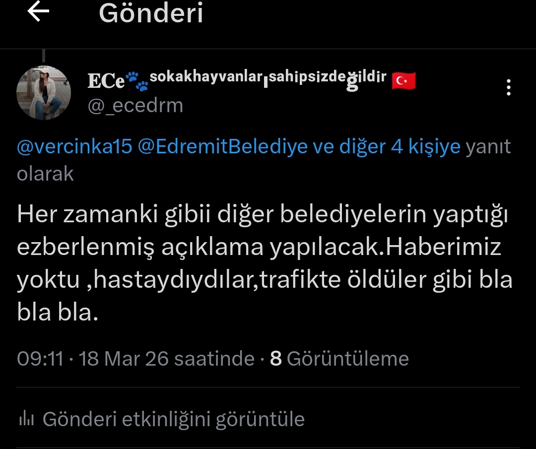 𝐄𝐂𝐞🐾ˢᵒᵏᵃᵏʰᵃʸᵛᵃⁿˡᵃʳıˢᵃʰⁱᵖˢⁱᶻᵈᵉğⁱˡᵈⁱʳ 🇹🇷 tweet media