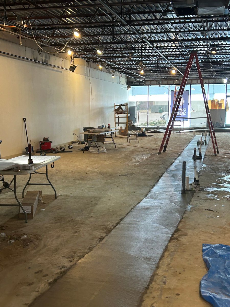 CD_Barnes's tweet photo. Our team is making great progress at Operation Laundry, installing underground plumbing and pouring new concrete to set the stage for what’s coming next.

Stay tuned for more updates! https://t.co/X4ZB04pLFp