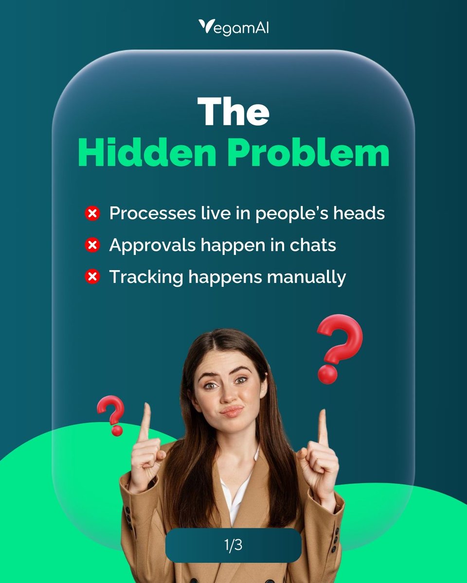 Vegam_AI's tweet image. When leaders rely on reminders, execution becomes unpredictable.

VegamAI replaces follow-ups with system-driven operations. 

Start Your Free Trial - zurl.co/qDiIY
 
#VegamAI #BusinessProcessAutomation #LeadershipSystems #WorkflowAutomation #DigitalTransformation