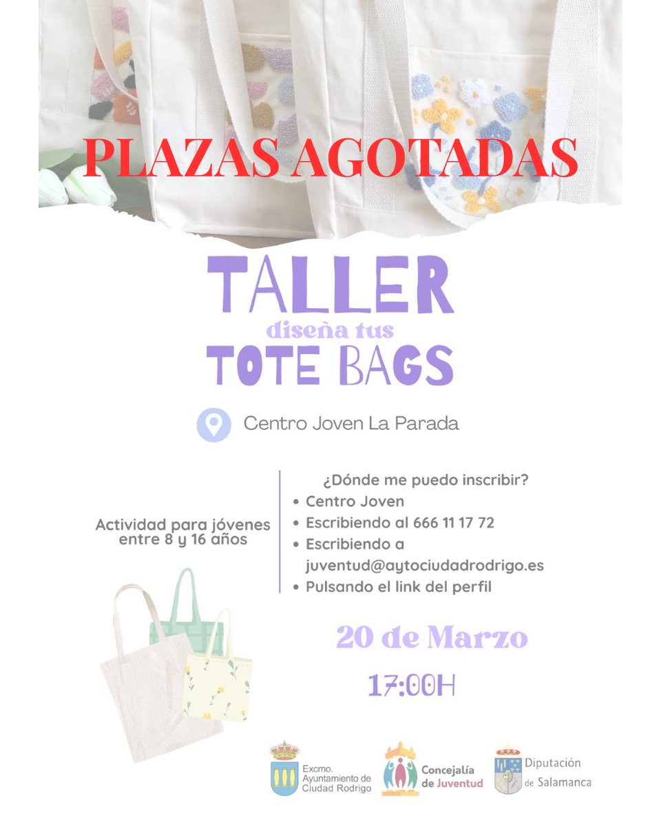 Si te quisieras apuntar ahora entrarías en plaza de reserva a la espera de que hubieran bajas de última hora