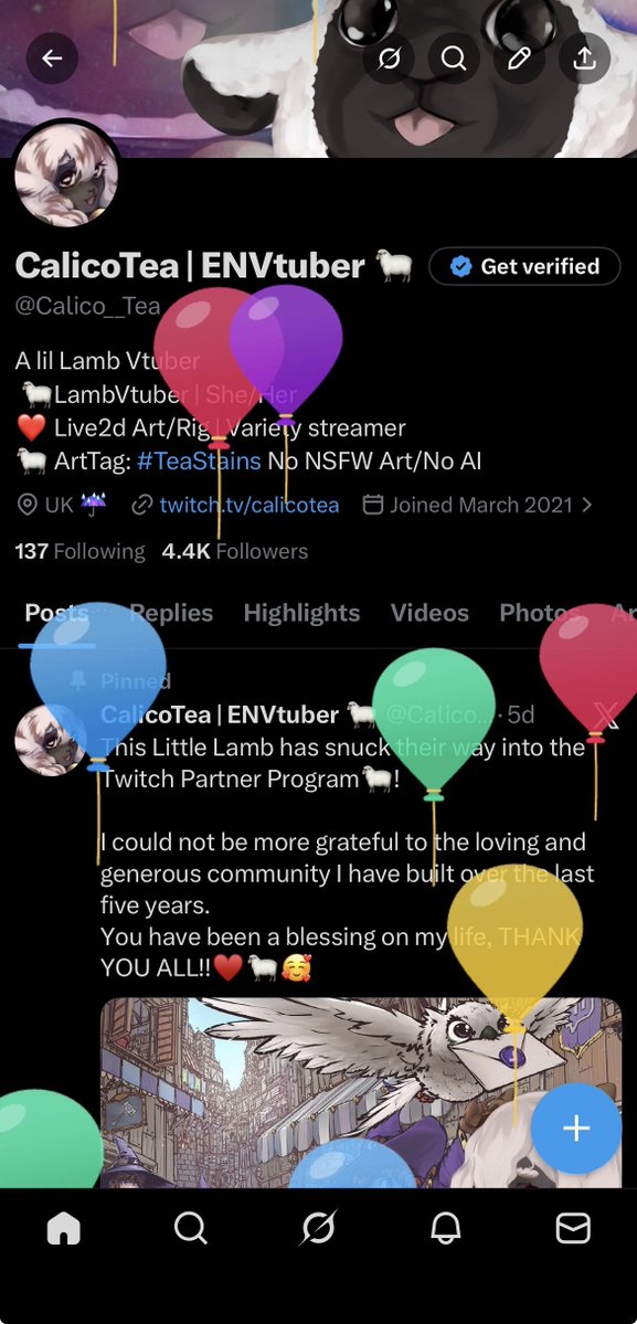 CalicoTea | ENVtuber 🐑 tweet media