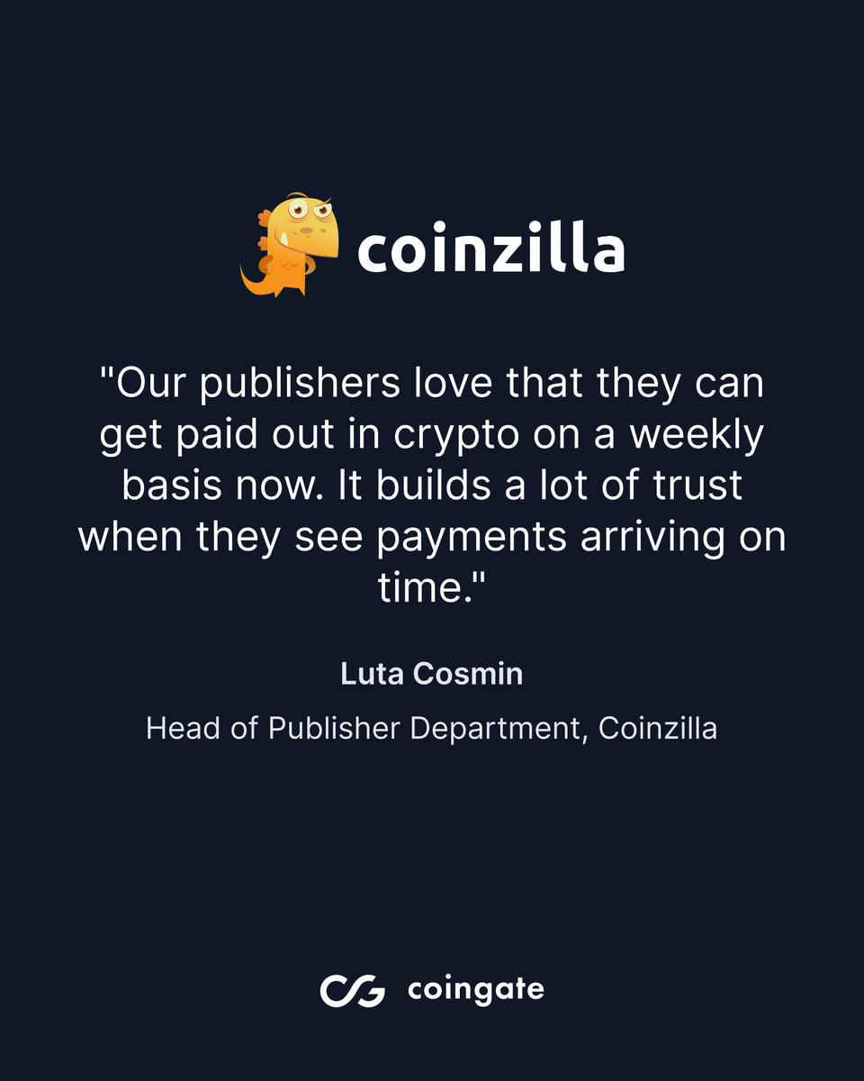 CoinGate tweet media