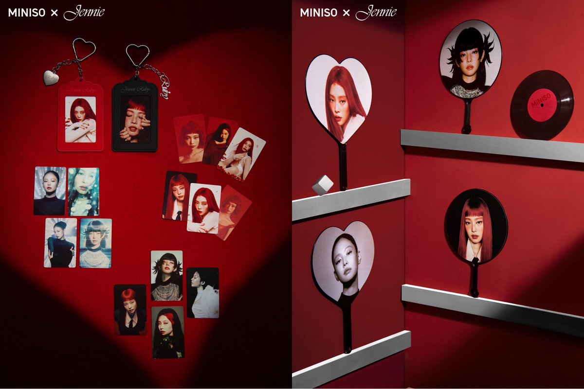JENNIE X MINISO POPUP MD ポップアップのグッズ Qoo10にて予約開始