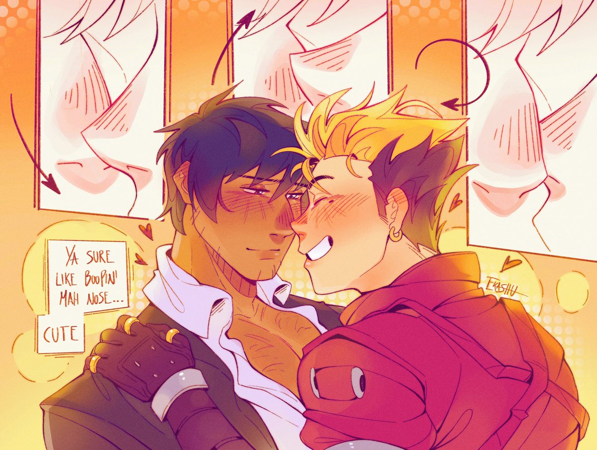 ESKIMO KISS!💕
Soft moment between two stupid love birds🤧 Vash loves so much to boop Wolfwood nose and on the other side WW can’t resist his smile🥺💕
-
#trigun #vashwood #vashthestampede #wolfwood #trigunmaximum