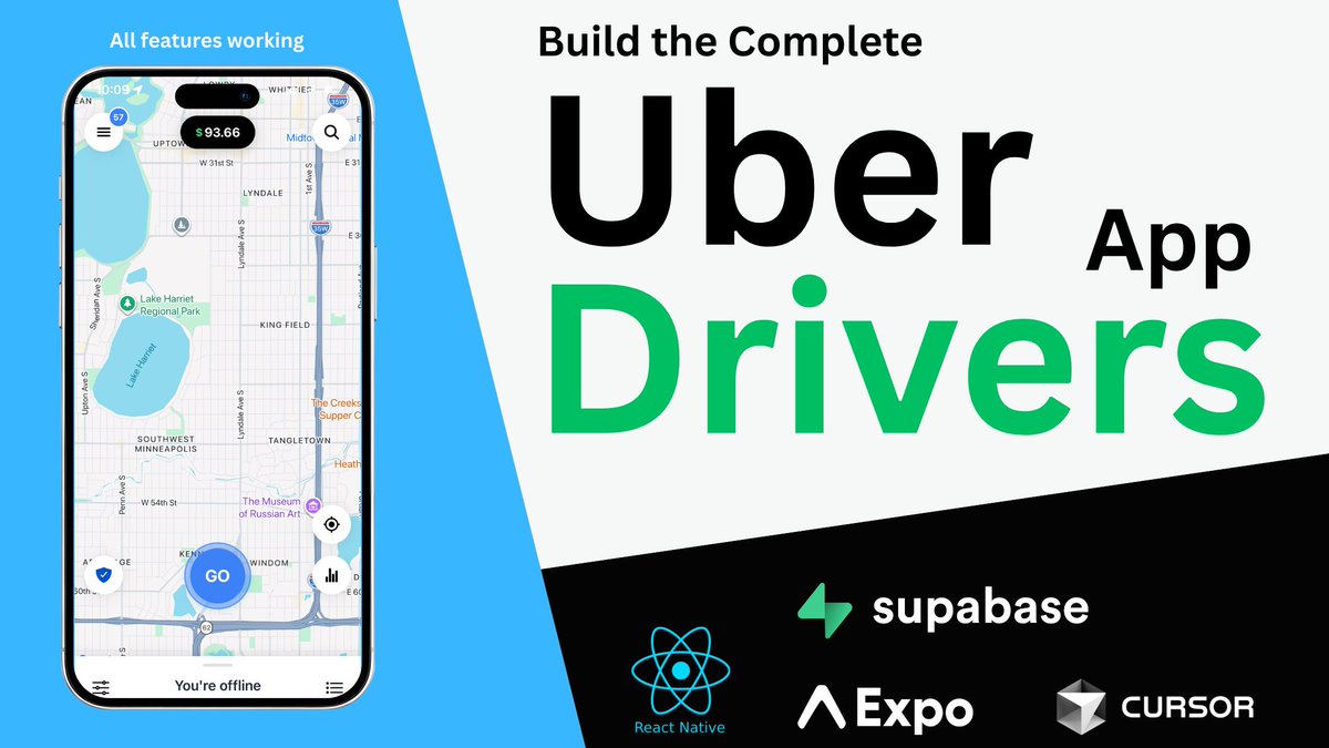 Uber driver's app clone Fullstack

link: youtu.be/KEx-ZJYK17o?si…

we build this very fast with AI assisted development
click the link above to watch the video and follow along.

#expo #reactjs #reactnative #swiftui #iOS #kotlin #android #mobileapps #uber #ridesharing #apps #