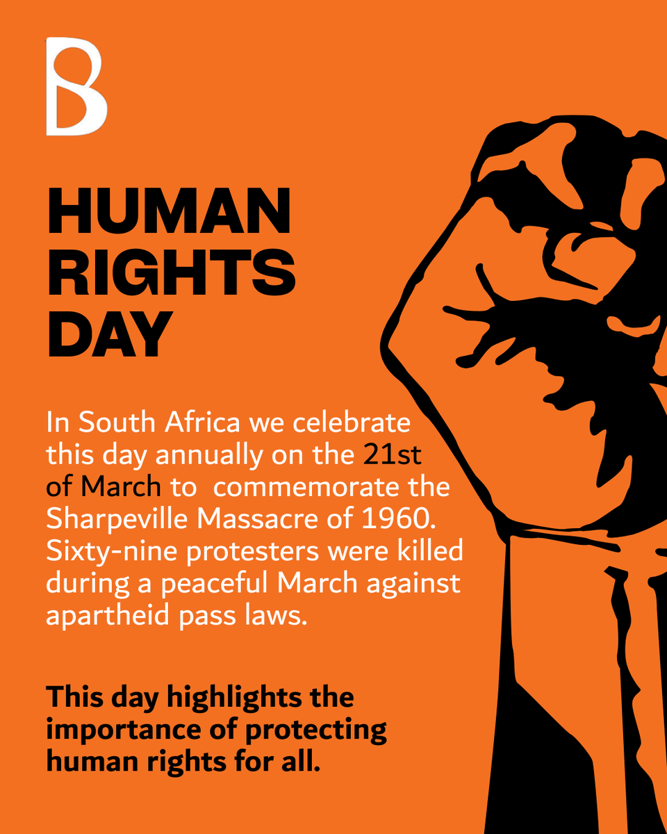 black_sash's tweet image. With three days left before Human Rights Day, we reflect on the struggle that shaped our freedom. Let’s continue to stand for dignity, justice, and equality.

#HumanRightsDay #ThreeDaysToGo #StandForJustice #EqualityForAll #DignityMatters #RememberSharpeville