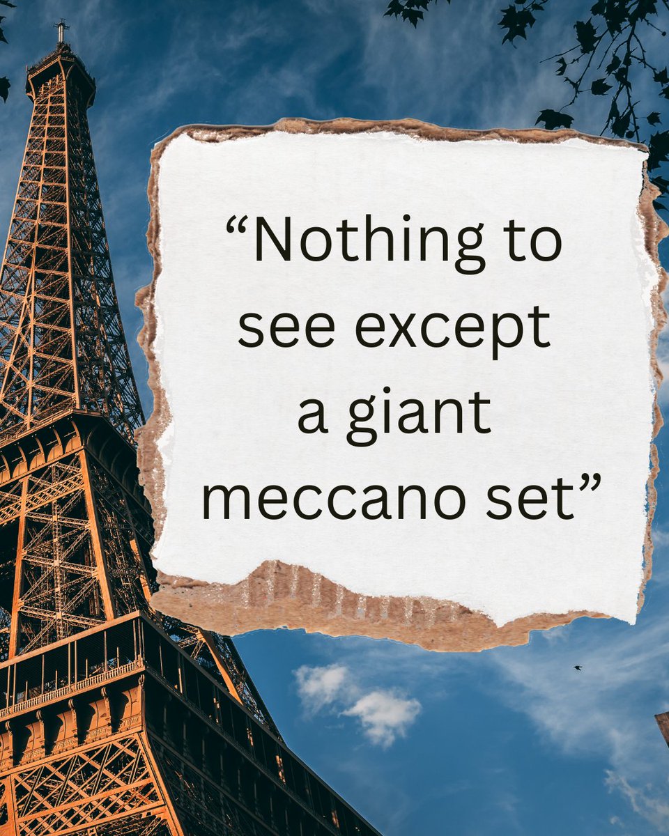VL99049361's tweet photo. I often come across ridiculous reviews which amuse me so much. Incredible how stunning landmarks spark hilariously misguided critiques. Yes, someone finds the Eiffel Tower "frustratingly metally" and shared it. I'm grateful for that!  #travelwithme #lettersubscription #snailmail https://t.co/ArvKyINvWj