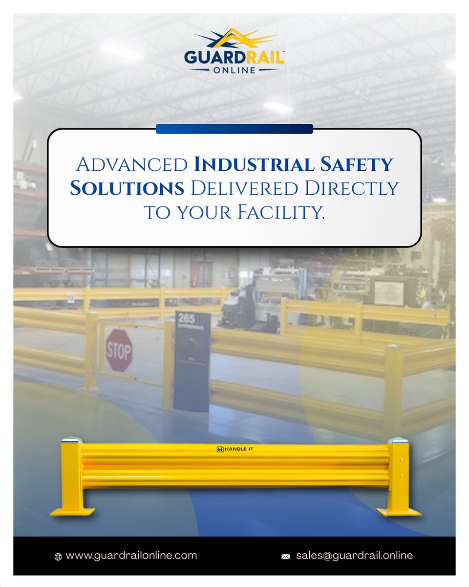 GuardRailOnline's tweet image. Upgrading safety shouldn’t be complicated. Get industrial-grade guardrail systems delivered ready to install—built for real-world use.

From planning to protection, simplify your safety upgrade: guardrailonline.com/product-catego…

#EasyInstallation #FacilityUpgrade
