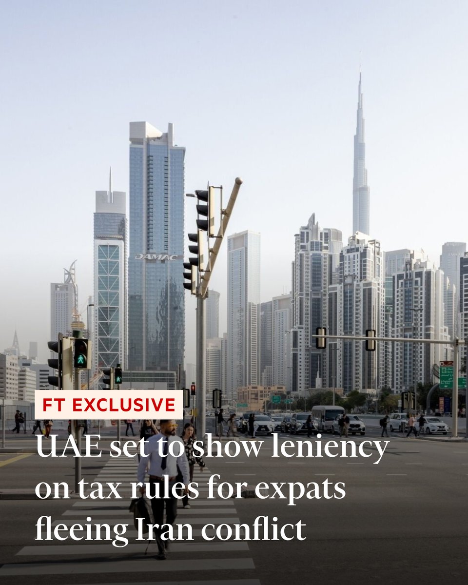 mumatauae's tweet photo. UAE 🇦🇪 is set to show leniency on tax rules for expats leaving to avoid Iran war. #IranWar‌ https://t.co/DBnI3qTFA4