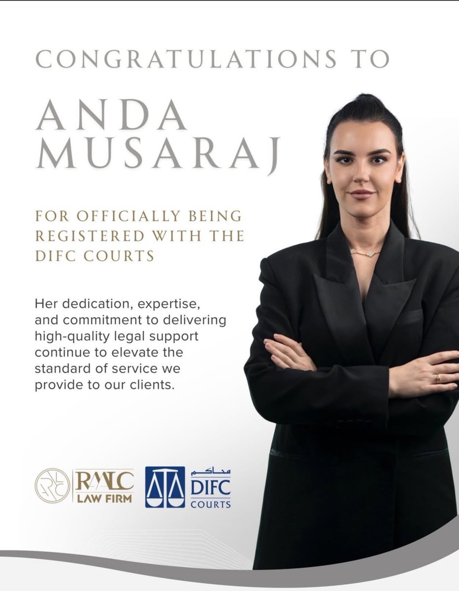 AndaMusaraj's tweet image. #DIFC #Practitioner