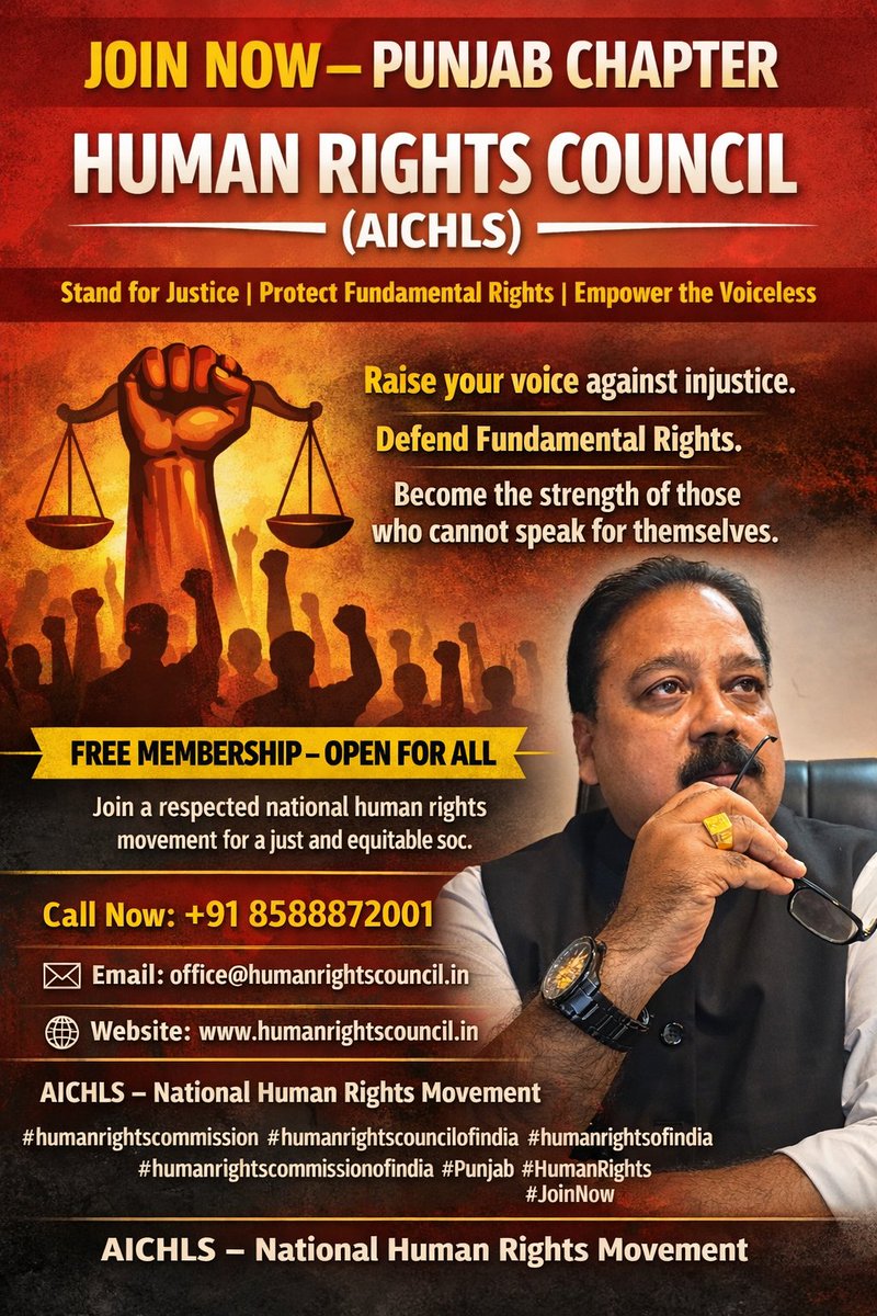 All India Council of Human Rights - #AICHLS tweet media