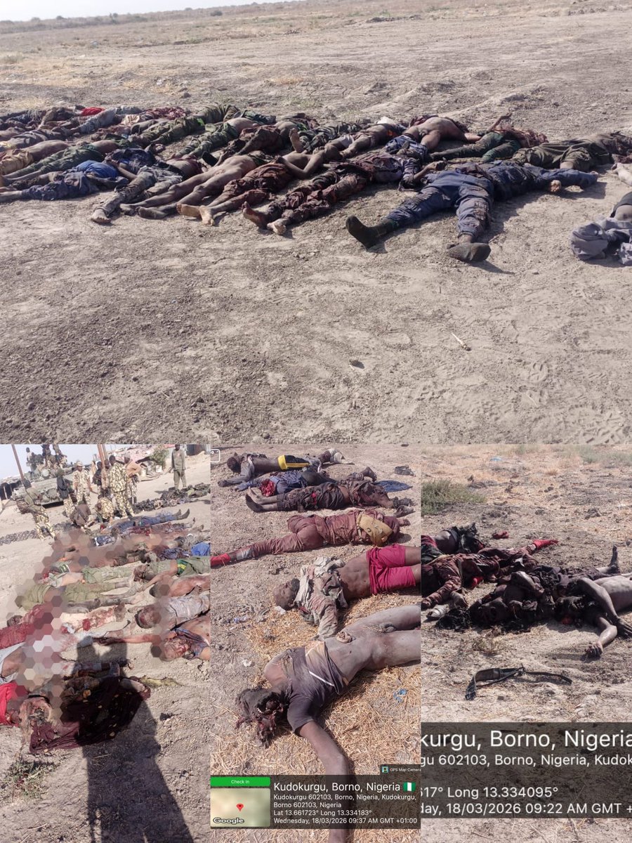 ISWAP T€RROR!ST collect WOTOWOTO 🔥🔥🔥🔥🔥 and Mallam Fatori became their Burial Ground. 61 ISWAP fighters bite the dust

#ThankASoldier 
#GodBlessEverySoldier 
#ForGodAndCountryAlways