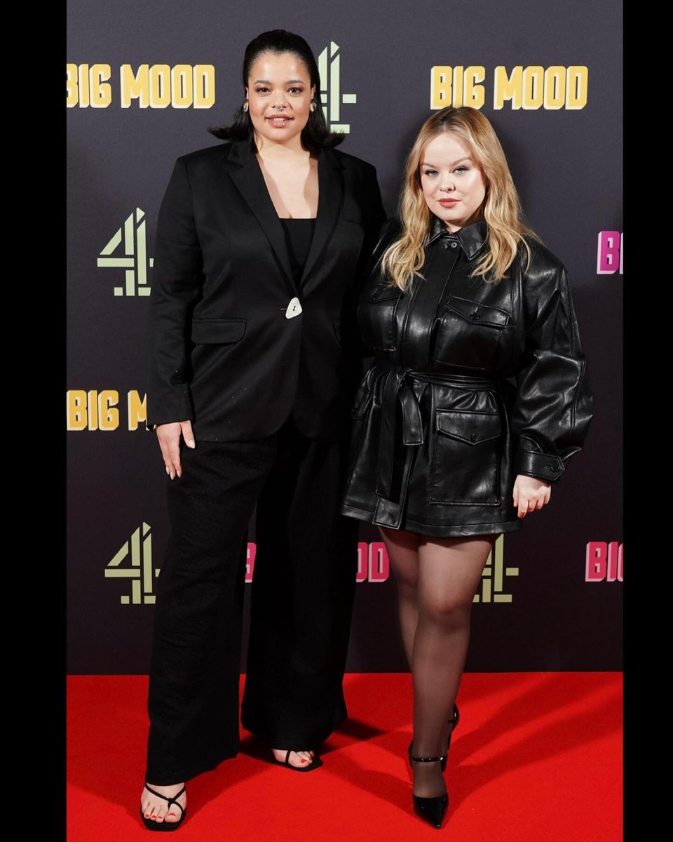 ✨NEW Nicola Coughlan posts picture with Lydia West from the preview screening and Q&amp;A for Big Mood S2 on ig

“Big Mood Series Two coming in April”