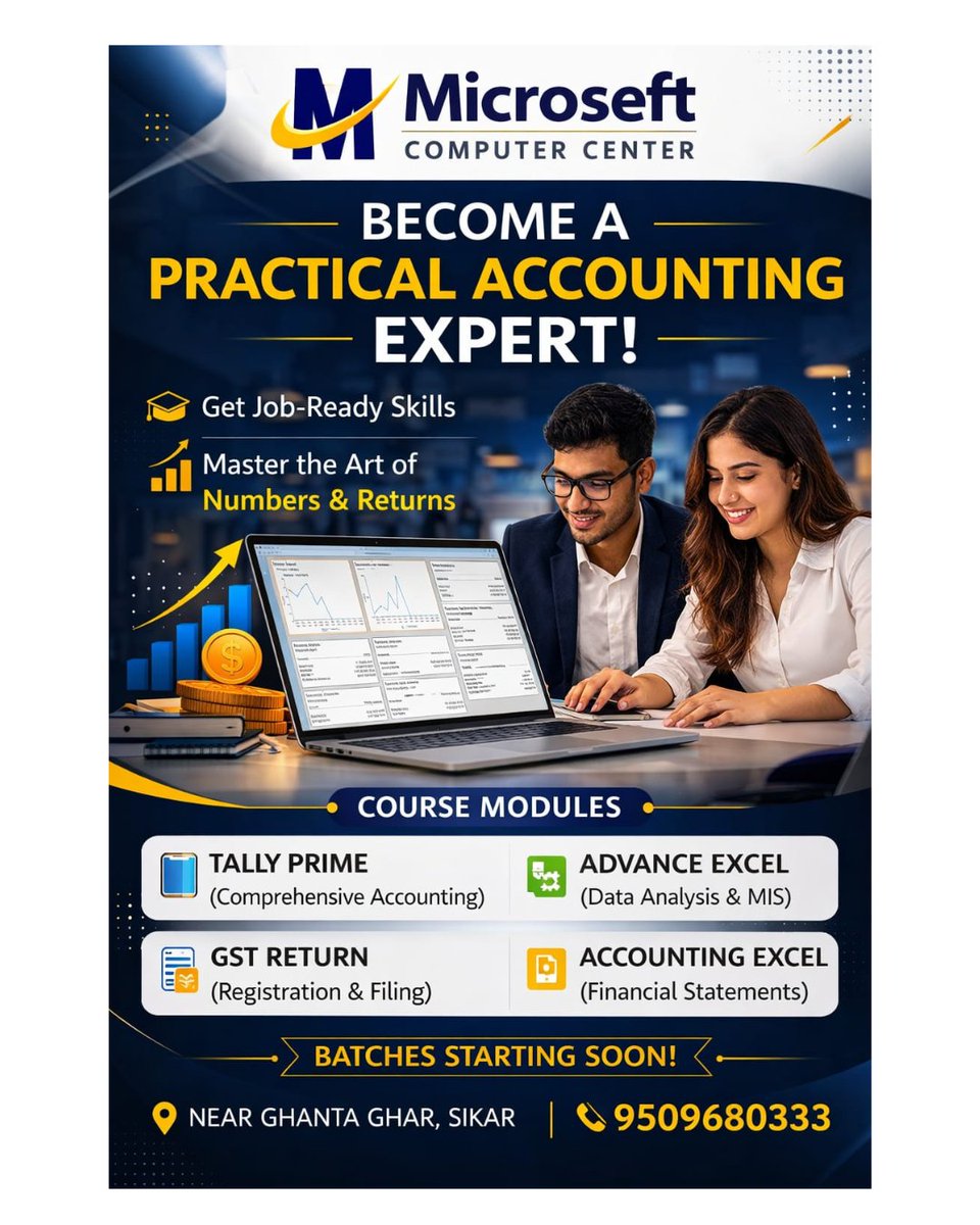 Microseft Computer Institute Sikar tweet media